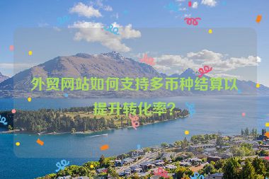 外贸网站如何支持多币种结算以提升转化率？