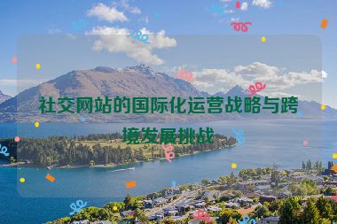 社交网站的国际化运营战略与跨境发展挑战