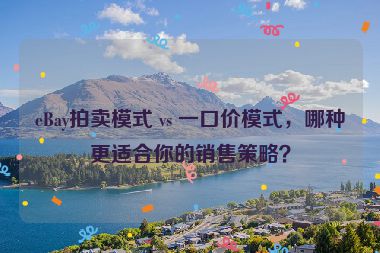 eBay拍卖模式 vs 一口价模式，哪种更适合你的销售策略？
